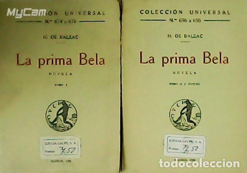 Libros: BALZAC, H. de.- - La prima Bela. 2 tomos. - Foto 1