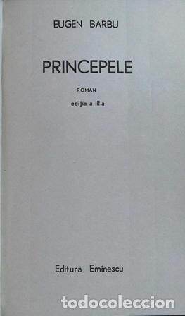 Libros: BARBU, Eugen.- - Princepele. Roman. - Foto 1