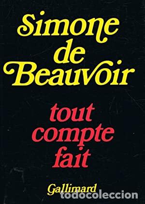 Libros: BEAUVOIR, Simone de.- - Tout compte fait. - Foto 1