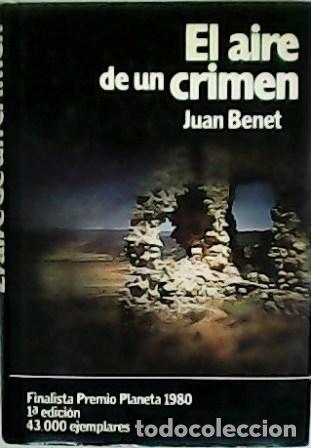 Libros: BENET, Juan.- - El aire de un crimen. - Foto 1
