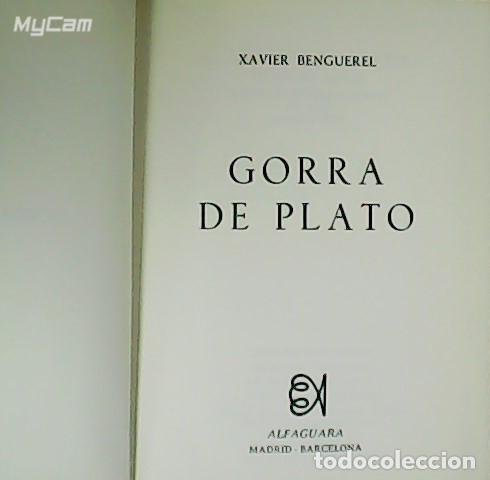 Libros: BENGUEREL, Xavier.- - Gorra de plato. - Foto 1
