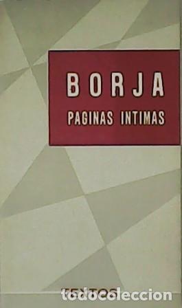 Libros: BORJA, San Francisco.- - Borja. P&aacute;ginas &iacute;ntimas. - Foto 1