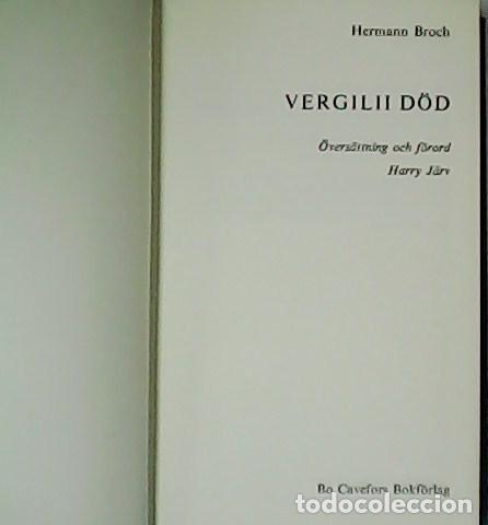Libros: BROCH, Hermann.- - Vergilii D&ouml;d. - Foto 1