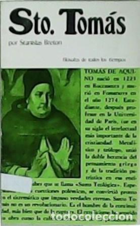 Libros: BRETON, Stanislas.- - Sto. Tom&aacute;s. - Foto 1