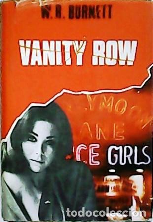 Libros: BURNETT, R. R.- - Vanity row. Traducci&oacute;n de Luis Solano de Costa. - Foto 1