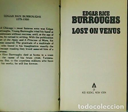 Libros: BURROUGHS, Edgar Rice.- - Lost on Venus. - Foto 1
