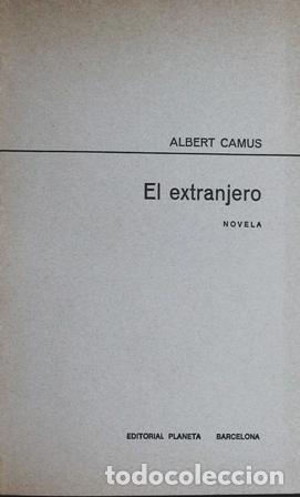 Libros: CAMUS, Albert.- - El extranjero. Novela. - Foto 1