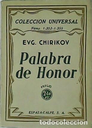 Libros: CHIRIKOV, Evg.- - Palabra de Honor. Novelas. - Foto 1