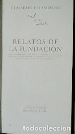 Libros: CHAMORRO, Eduardo.- - Relatos de la Fundaci&oacute;n. - Foto 1