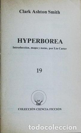 Libros: CLARK, Ashton Smith.- - Hyperborea. - Foto 1