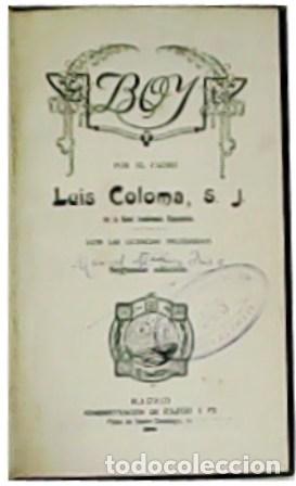 Libros: COLOMA. P. Luis.- - Boy. - Foto 1
