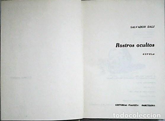 Libros: DALI, Salvador.- - Rostros ocultos. - Foto 1