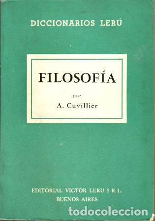 Libros: CUVILLIER, Armand.- - Filosof&iacute;a. - Foto 1