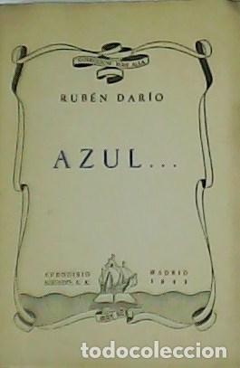 Libros: DARIO, Rub&eacute;n.- - Azul... Pr&oacute;logo de Juan Valera. - Foto 1