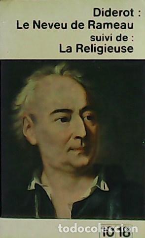 Libros: DIDEROT.- - Le Neveu de Rameau suivi de La Religieuse. - Foto 1