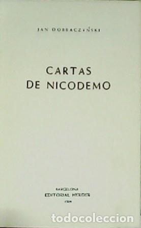 Libros: DOBRACZYNSKI, Jan.- - Cartas de Nicodemo. - Foto 1