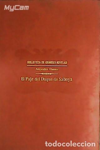 Libros: DUMAS, Alejandro.- - El Paje del Duque de Saboya. - Foto 1