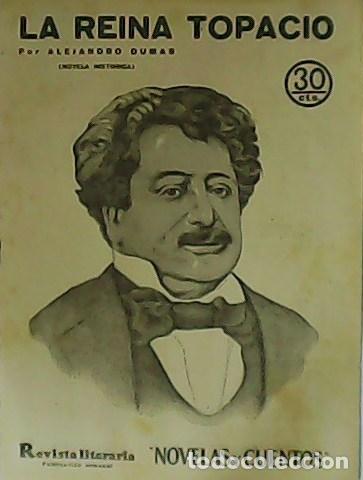 Libros: DUMAS, Alejandro.- - La Reina Topacio (novela hist&oacute;rica). - Foto 1