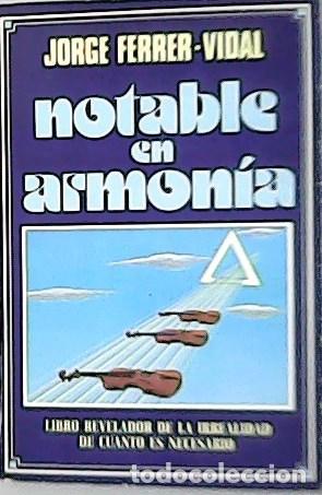 Libros: FERRER -VIDAL, Turull.- - Notable en armonia. - Foto 1