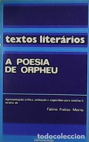 Libros: FREITAS MORNA, F&aacute;tima.- - A poesia de orpheu. - Foto 1