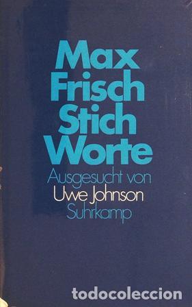 Libros: FRISCH, Max.- - Stich-Worte. - Foto 1