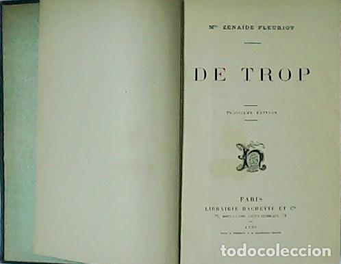 Libros: FLEURIOT, Z&eacute;na&iuml;de.- - De trop. - Foto 1