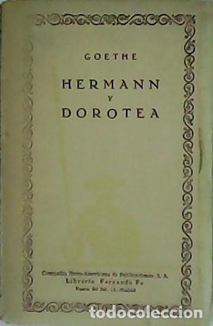 Libros: GOETHE.- - Hermann y Dorotea. - Foto 1