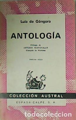 Libros: G&Oacute;NGORA, Luis de.- - Antolog&iacute;a. - Foto 1