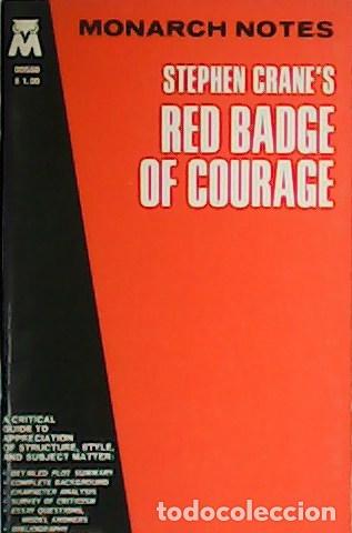 Libros: GRENNEN, Joseph E.- - Monarch Notes Stephen Crane&acute;s Red Badge of Courage. - Foto 1