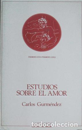 Libros: GURM&Eacute;NDEZ, Carlos.- - Estudios sobre el amor. - Foto 1