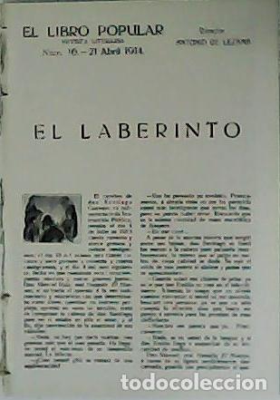 Libros: HERN&Aacute;NDEZ CAT&Aacute;, Alfonso .- - El Laberinto. Ilustraciones de S. de Tejada. - Foto 1