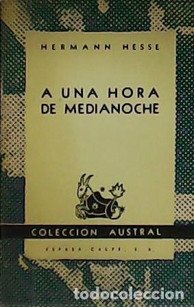 Libros: HESSE, Hermann.- - A una hora de medianoche. - Foto 1