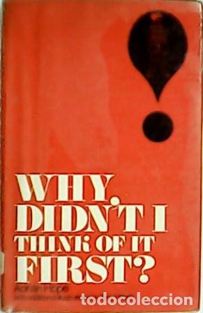 Libros: HOPE, Adrian.- - Why didnt I think of it first?. - Foto 1