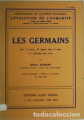 Libros: HUBERT, Henri.- - Les Germains. LEvolution De LHumanite. Volume XXIII. - Foto 1