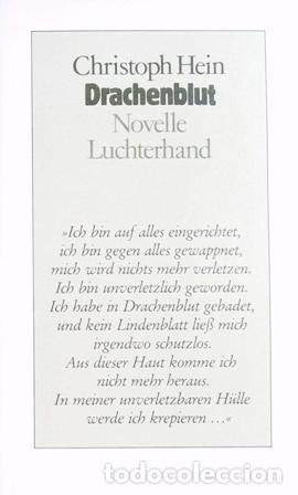 Libros: HEIN, Christoph.- - Drachenblut: Novelle. - Foto 1