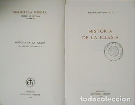 Libros: HERTLING, Ludwig.- - Historia de la Iglesia. - Foto 1