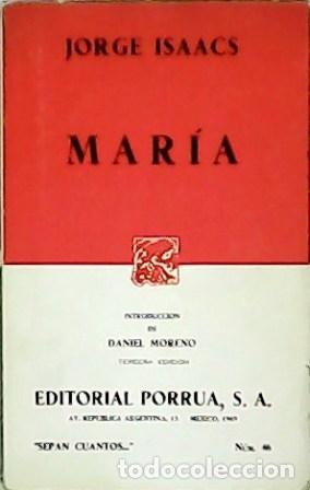 Libros: ISAACS, Jorge.- - Mar&iacute;a. Introducci&oacute;n de Daniel Moreno. - Foto 1
