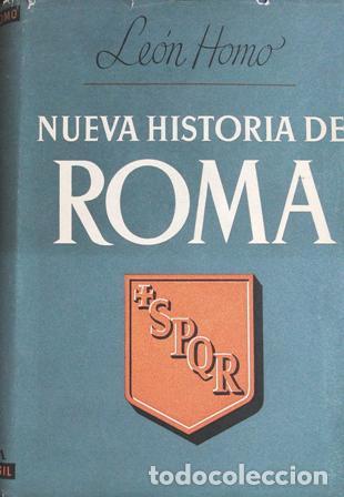 Libros: HOMO, Le&oacute;n.- - Nueva Historia de Roma. - Foto 1