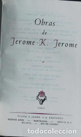 Libros: JEROME, K. Jerome - OBRAS I. - Foto 1