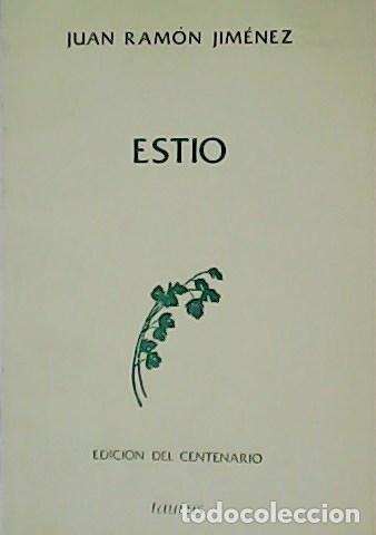 Libros: JIM&Eacute;NEZ, Juan Ram&oacute;n.- - Est&iacute;o (1915). - Foto 1