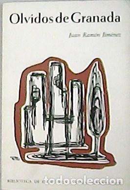 Libros: JIMEN&Eacute;Z, Juan Ram&oacute;n.- - Olvidados Granada. - Foto 1