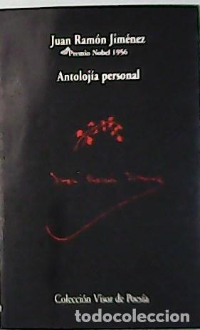Libros: JIM&Eacute;NEZ, Juan Ram&oacute;n.- - Antolog&iacute;a personal. - Foto 1