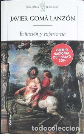 Libros: Javier Gom&aacute; Lanz&oacute;n - Imitaci&oacute;n y experiencia. - Foto 1