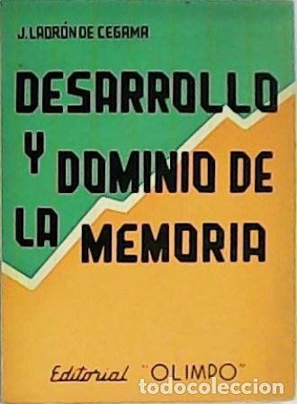 Libros: LADR&Oacute;N DE CEGAMA, J.- - Desarrollo y dominio de la memoria. - Foto 1