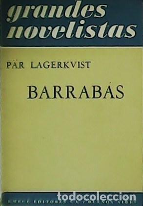 Libros: LAGERKVIST, P&auml;r.- - Barrab&aacute;s. Novela. - Foto 1