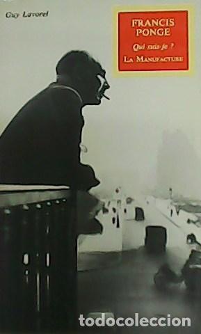 Libros: LAVOREL, Guy.- - Francis Ponge. Qui suis-je? - Foto 1