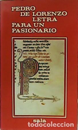 Libros: LORENZO, Pedro de.- - Letra para un pasionario. - Foto 1