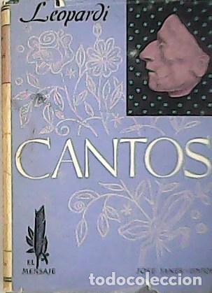 Libros: LEOPARDI.- - Cantos. - Foto 1