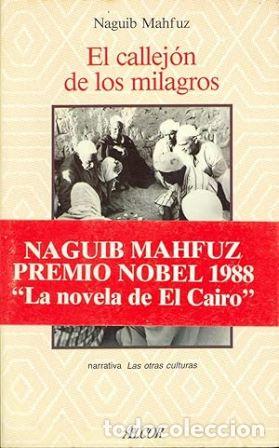 Libros: MAHFUZ, Naguib.- - El callej&oacute;n de los milagros. - Foto 1