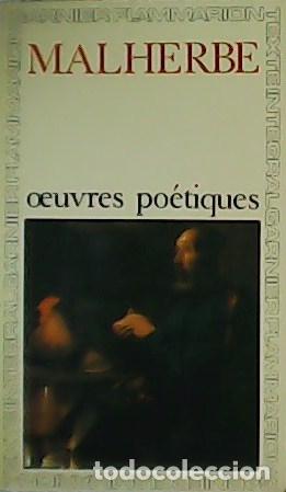 Libros: MALHERBE.- - Oeuvres po&eacute;tiques. - Foto 1